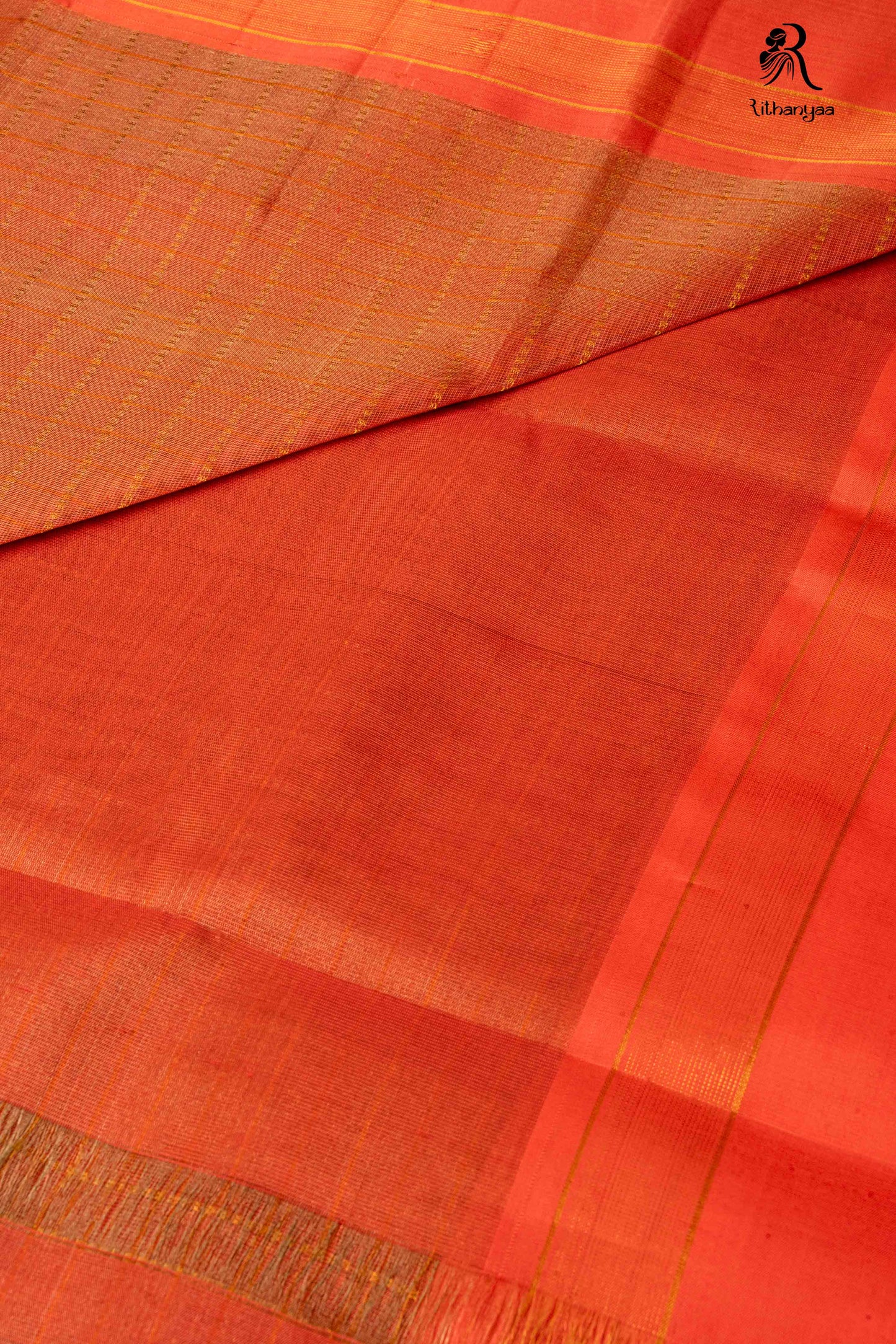 Vaarnika Coral Pink - Pure Soft Silk