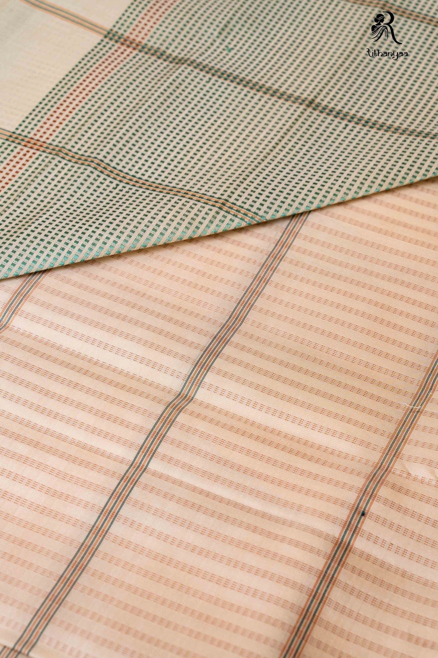 Svetaambara Ivory Blush - Pure Soft Silk