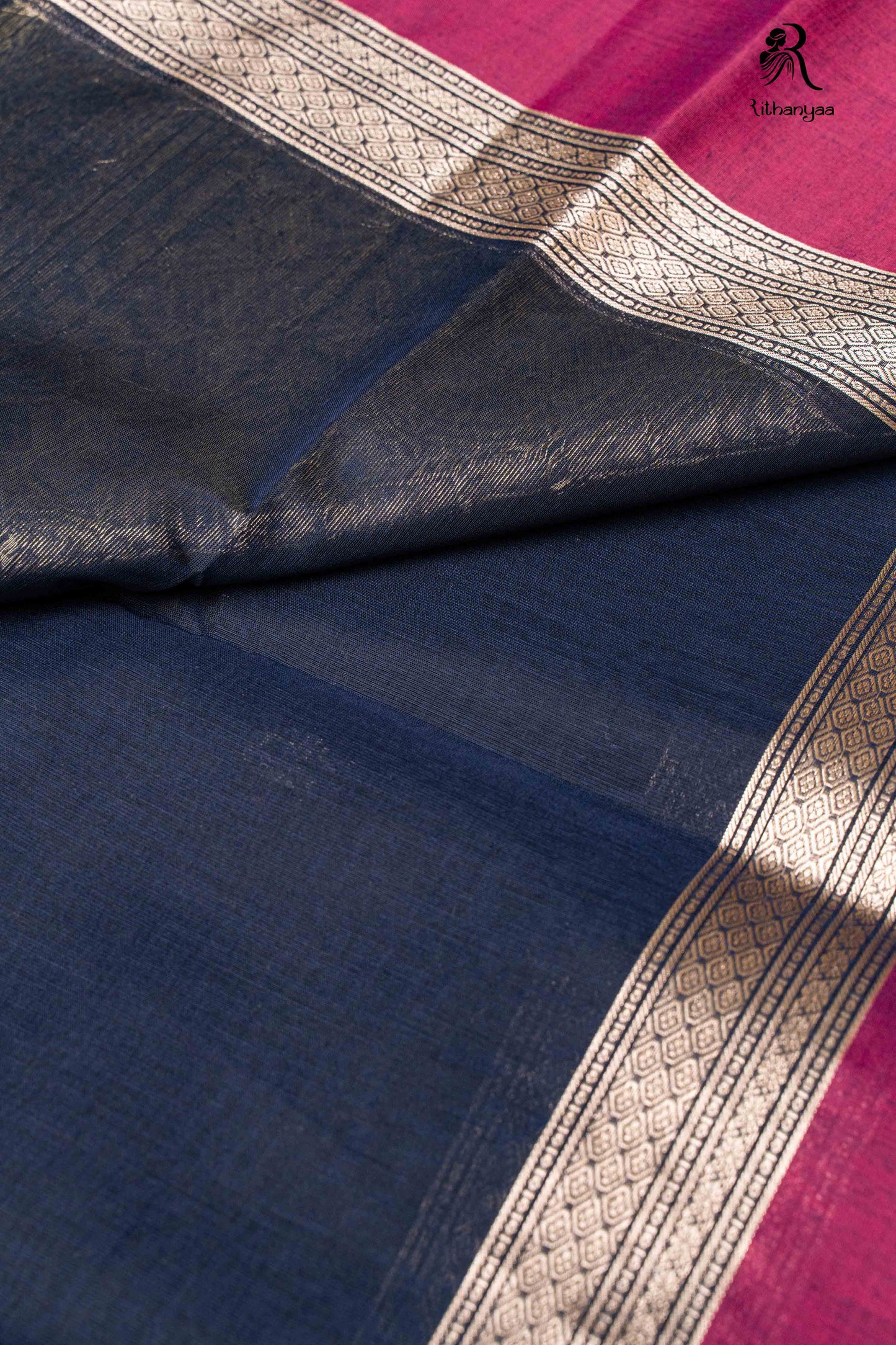 Varnika Elegance Midnight Indigo - Soft Sico