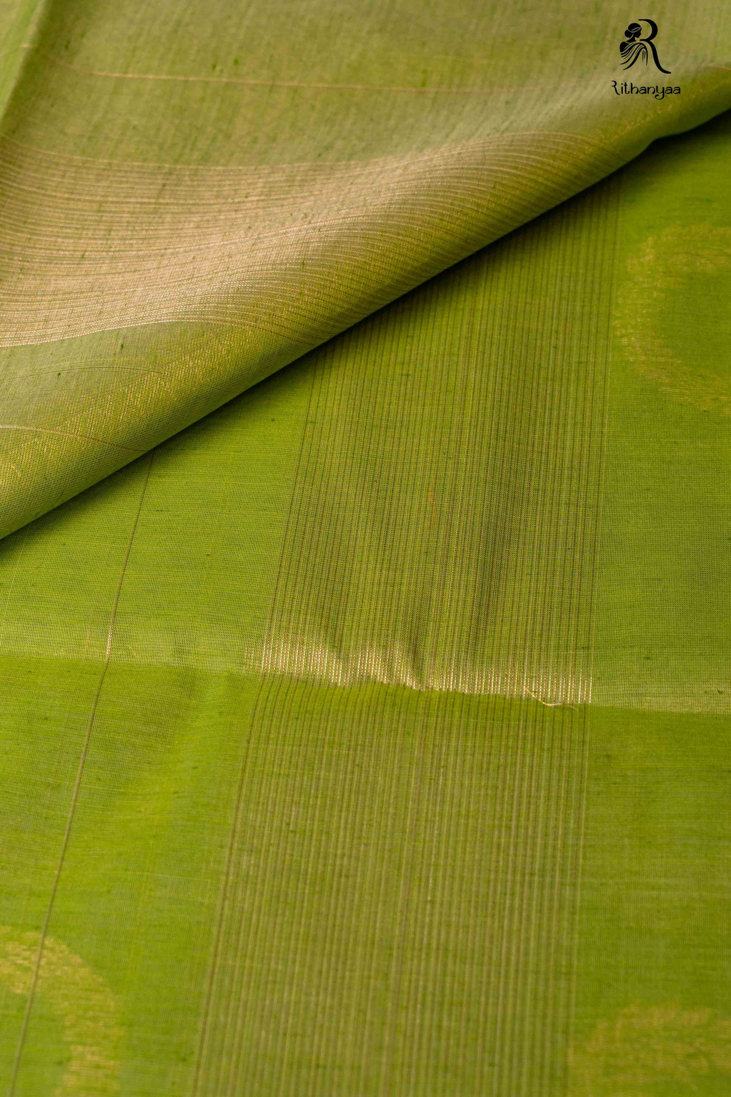 Rohini - Parrot Green Soft Sico