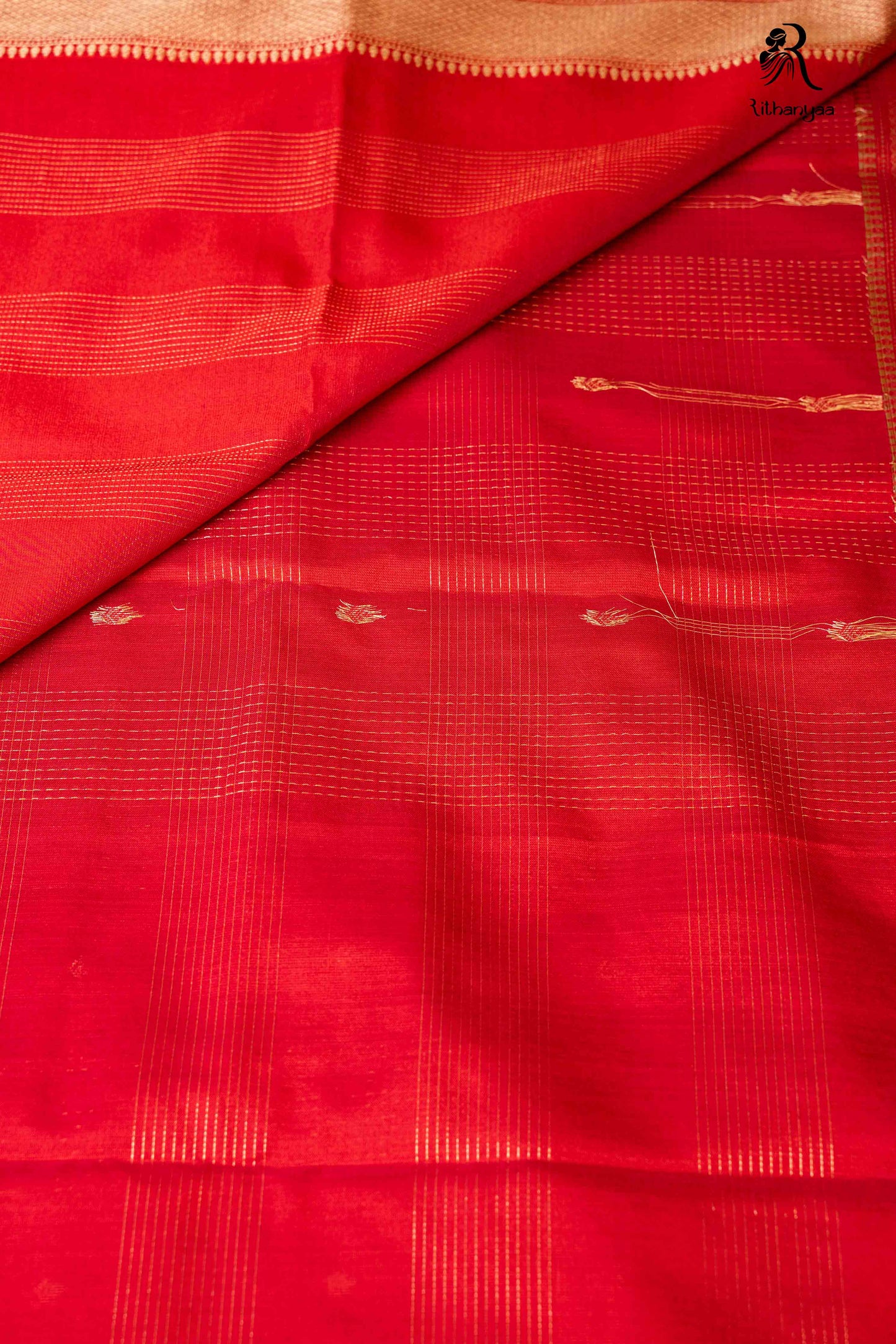 Rathna Crimson Red - Chettinadu silk
