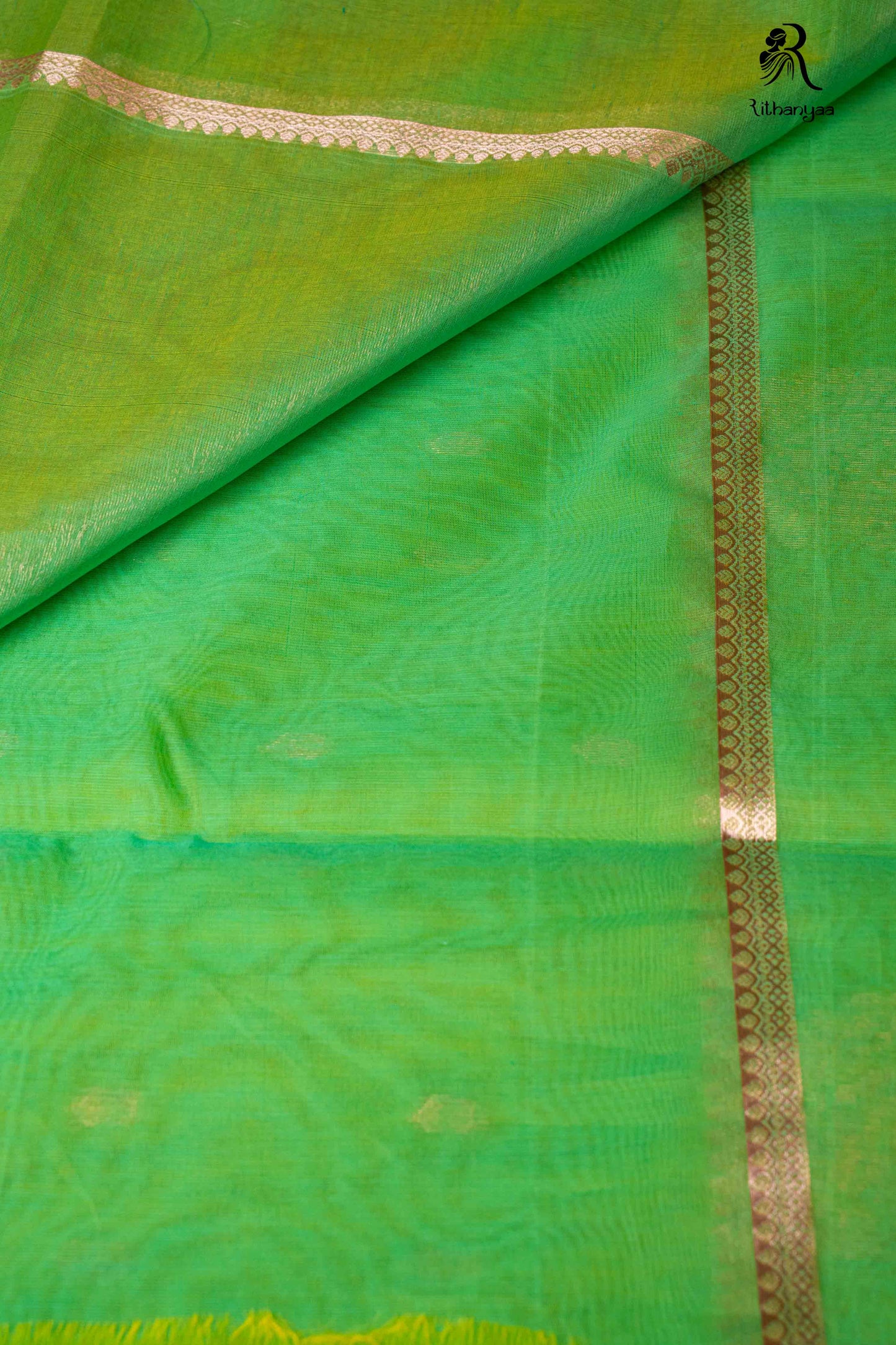 Swarnika Parrot Green - Soft Sico