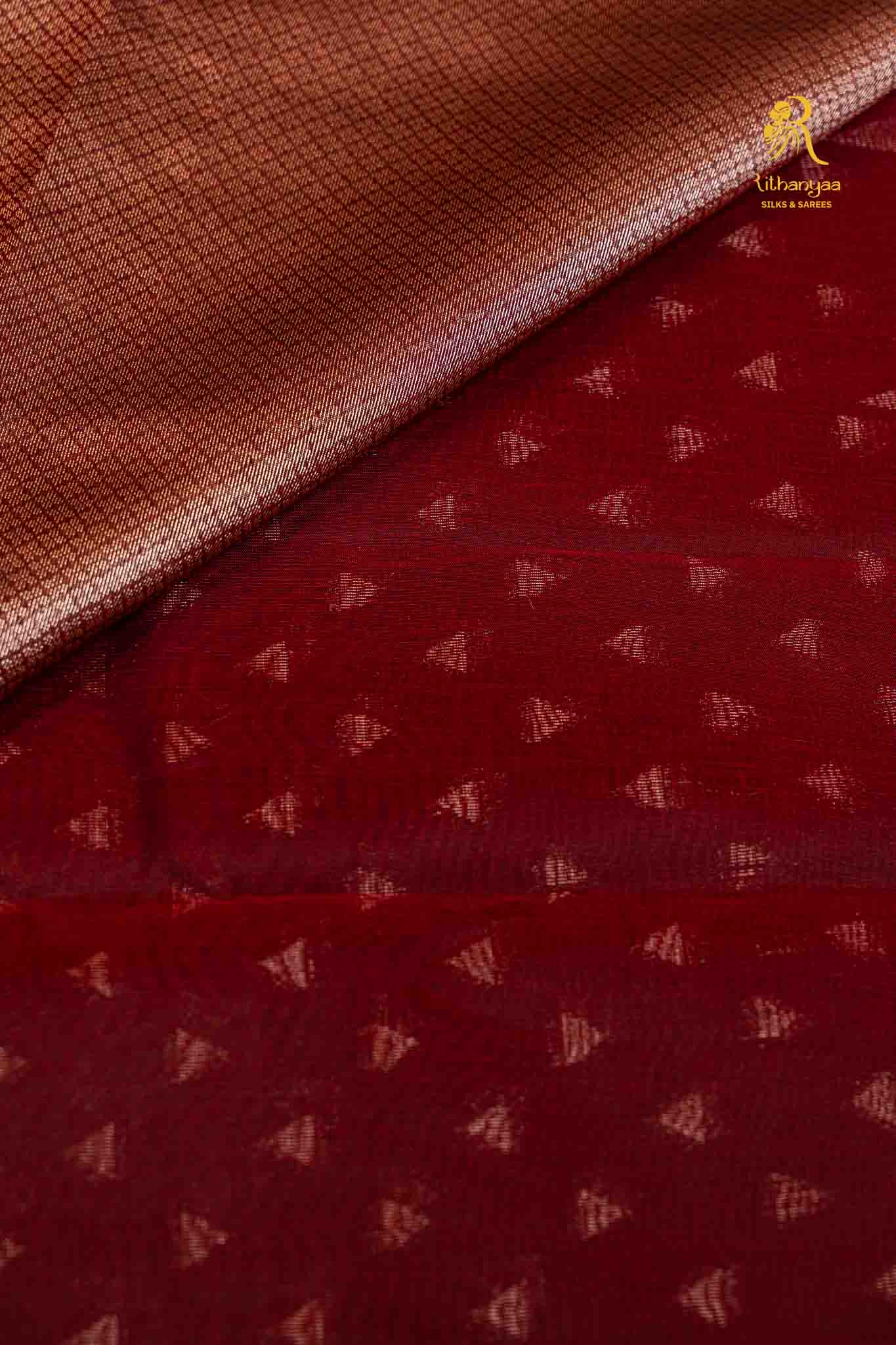 Aaranya Deep Maroon Wine - Soft Sico