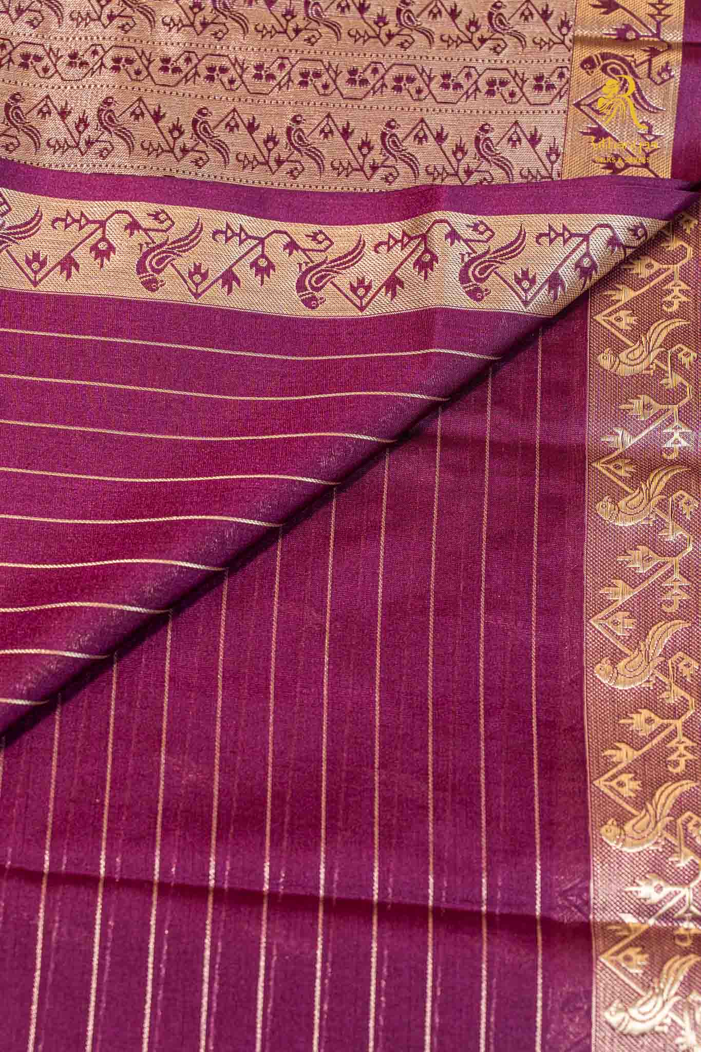 Dhara Royal Purple - Chettinad Silk