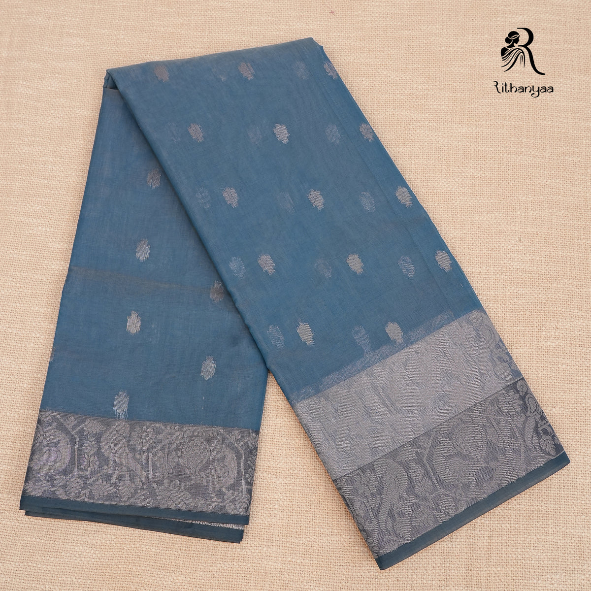 Meghadri Dusty Steel Blue - Soft Sico