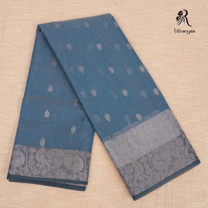 Meghadri Dusty Steel Blue - Soft Sico