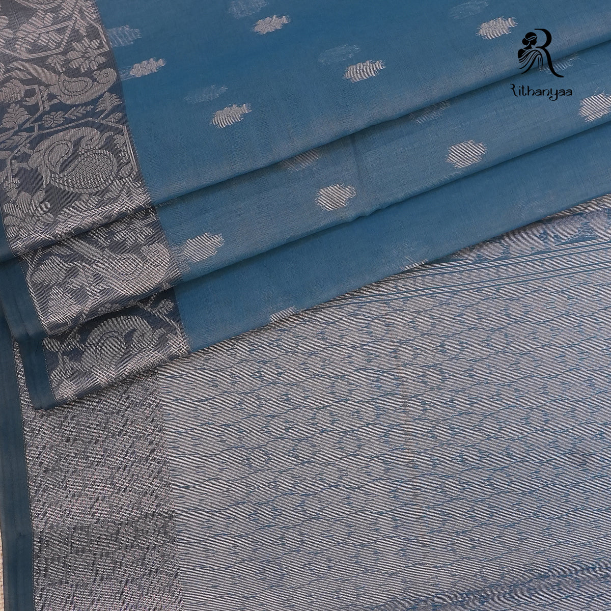 Meghadri Dusty Steel Blue - Soft Sico