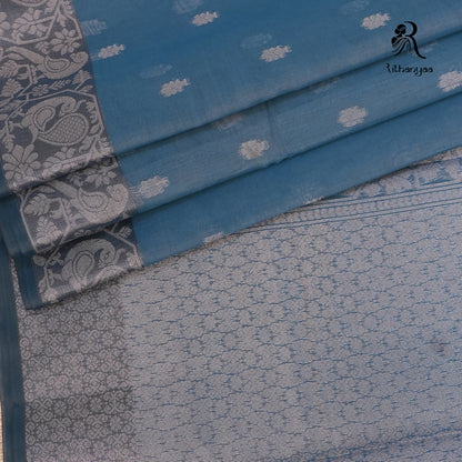 Meghadri Dusty Steel Blue - Soft Sico