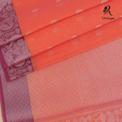 Meghadri Sunset Coral Orange - Soft Sico