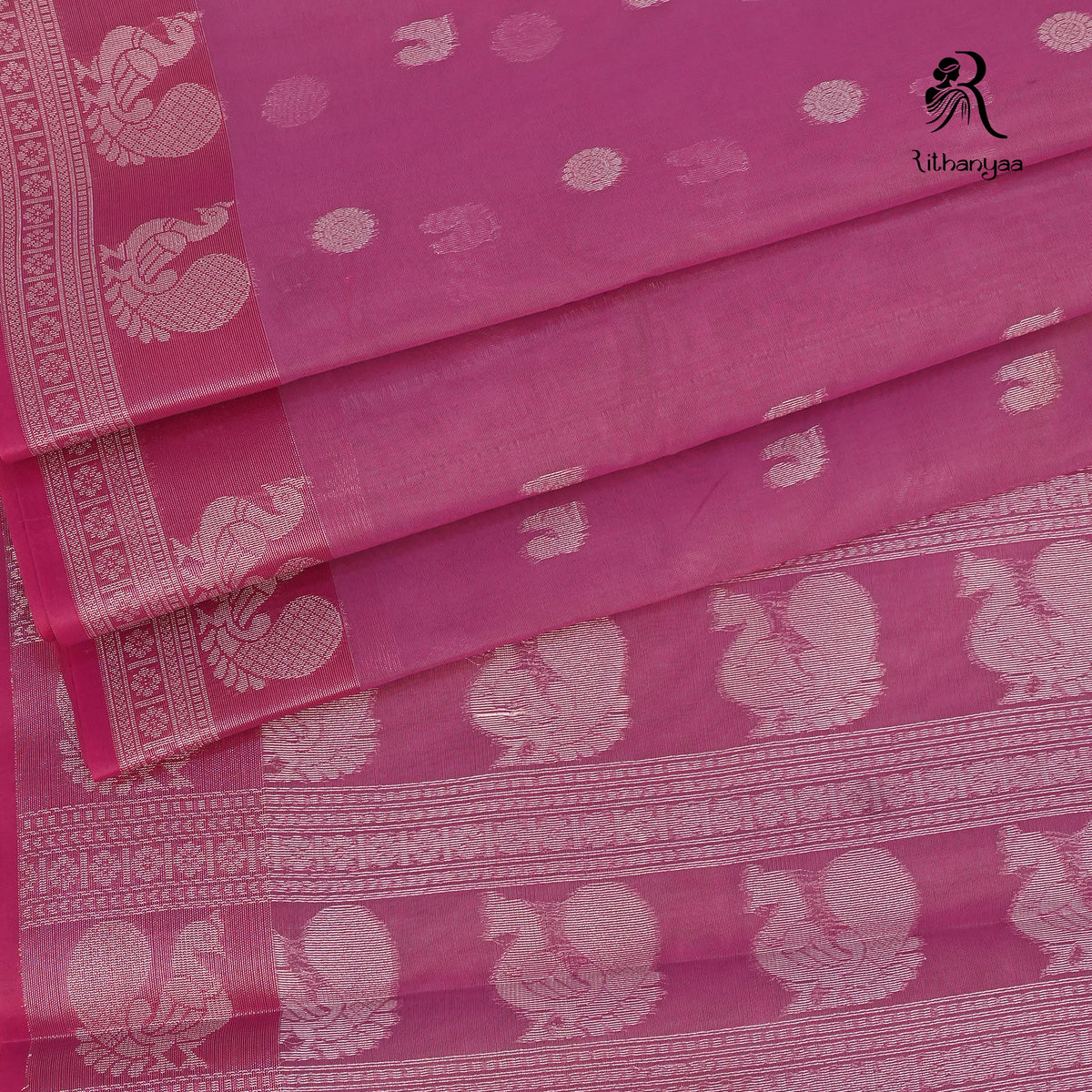 Sharvani Orchid Pink - Soft Sico