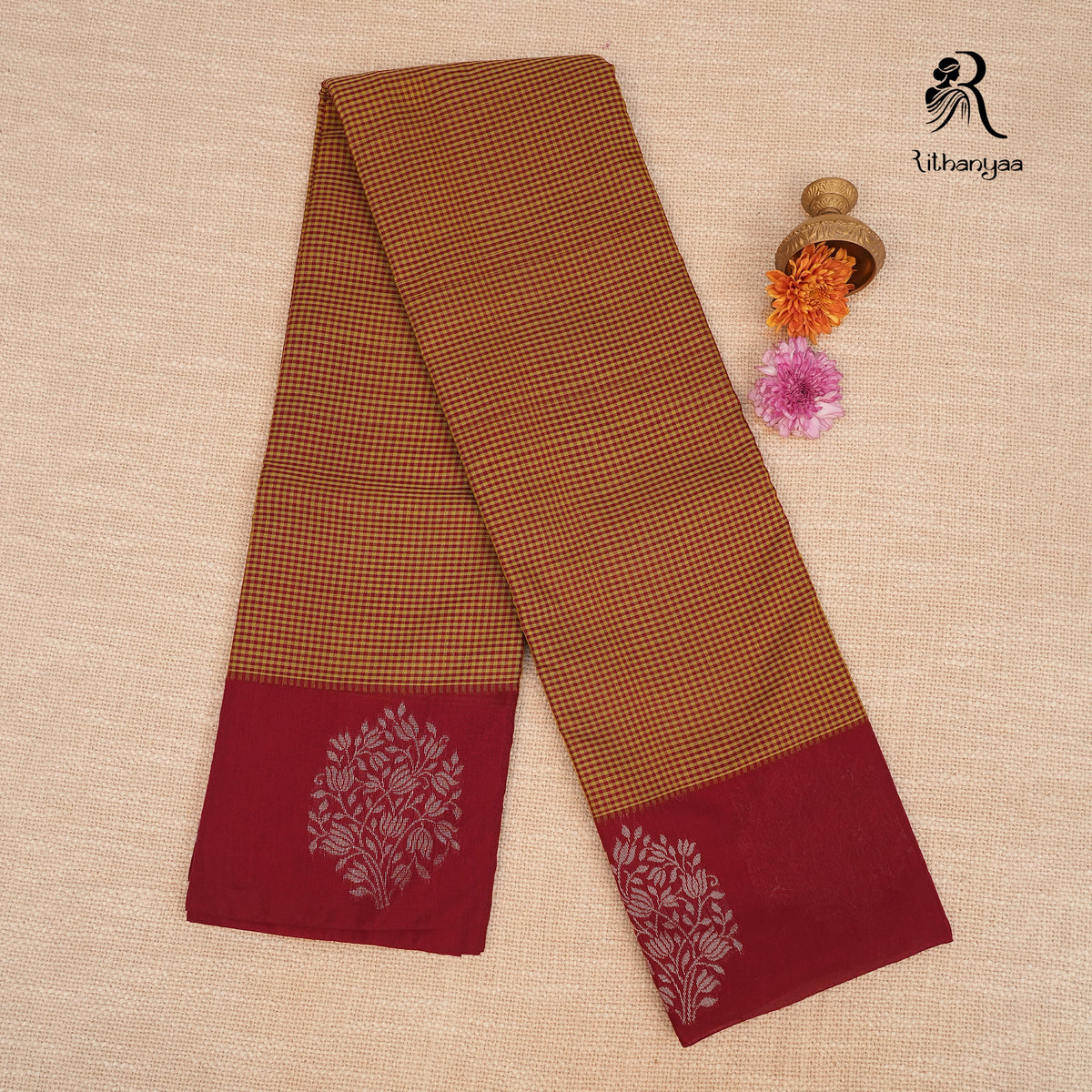 Raktambari Madhavi - Chettinad Silk