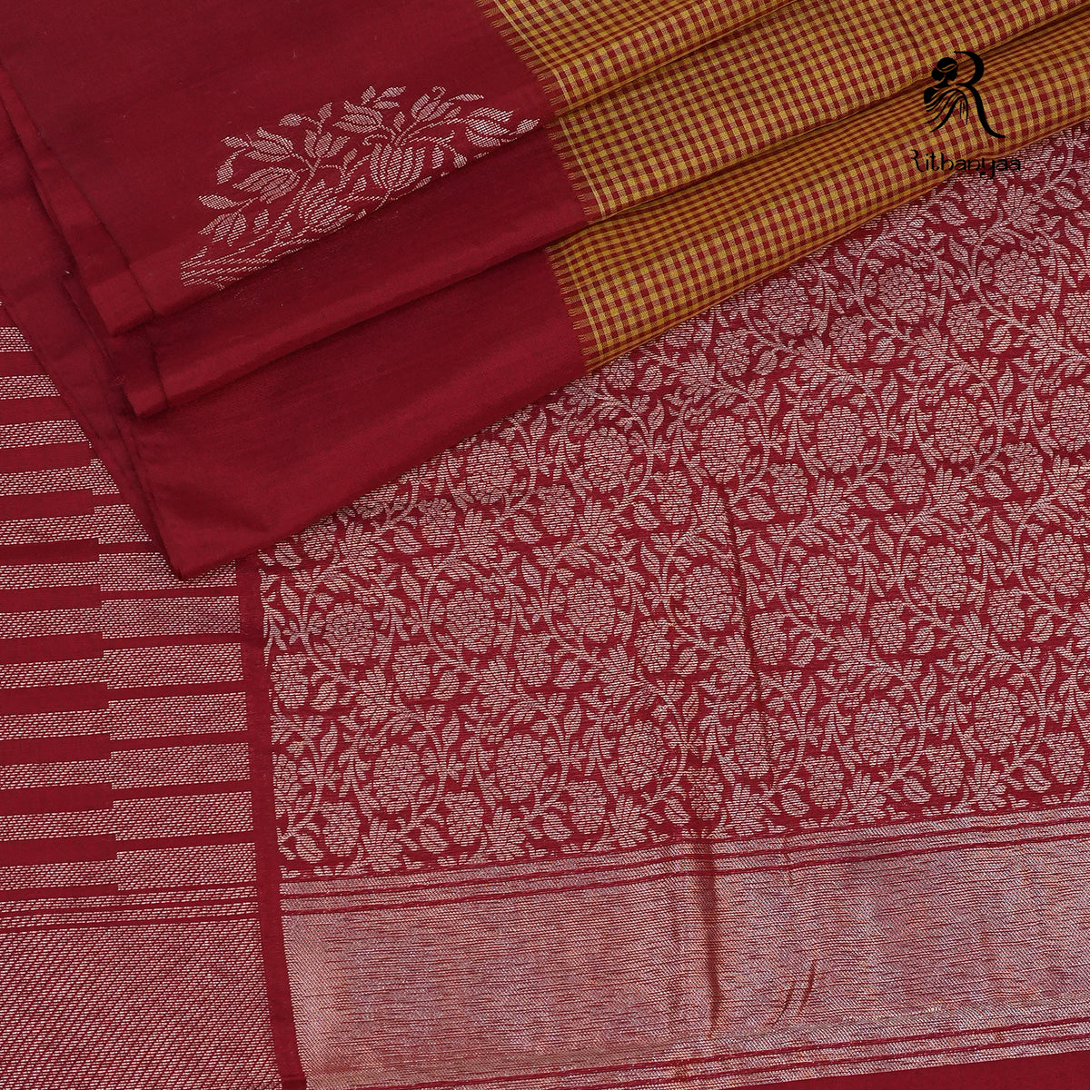 Raktambari Madhavi - Chettinad Silk