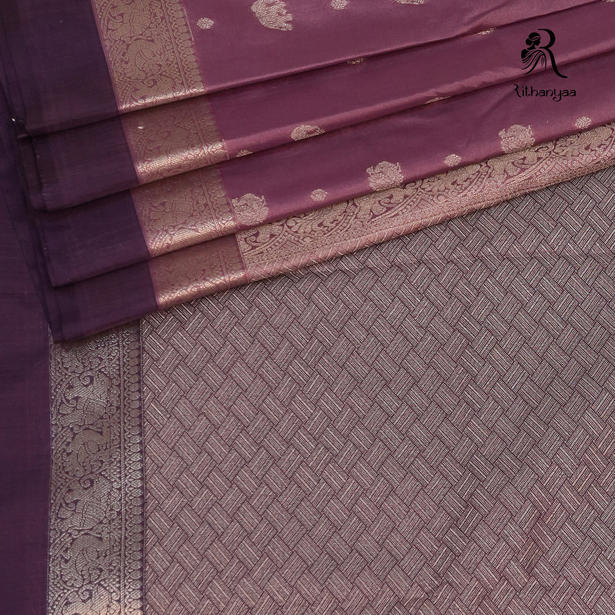Chandrika Purple - Chettinad Silk
