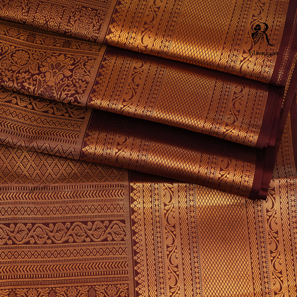 Tamrarekha Deep  Brown - Soft Silk
