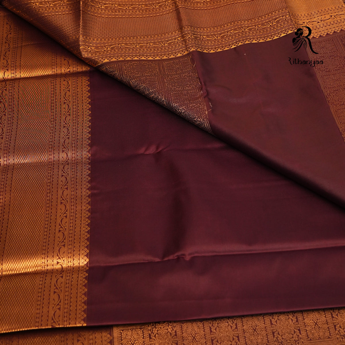 Tamrarekha Deep  Brown - Soft Silk
