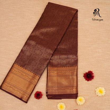 Tamrarekha Deep  Brown - Soft Silk