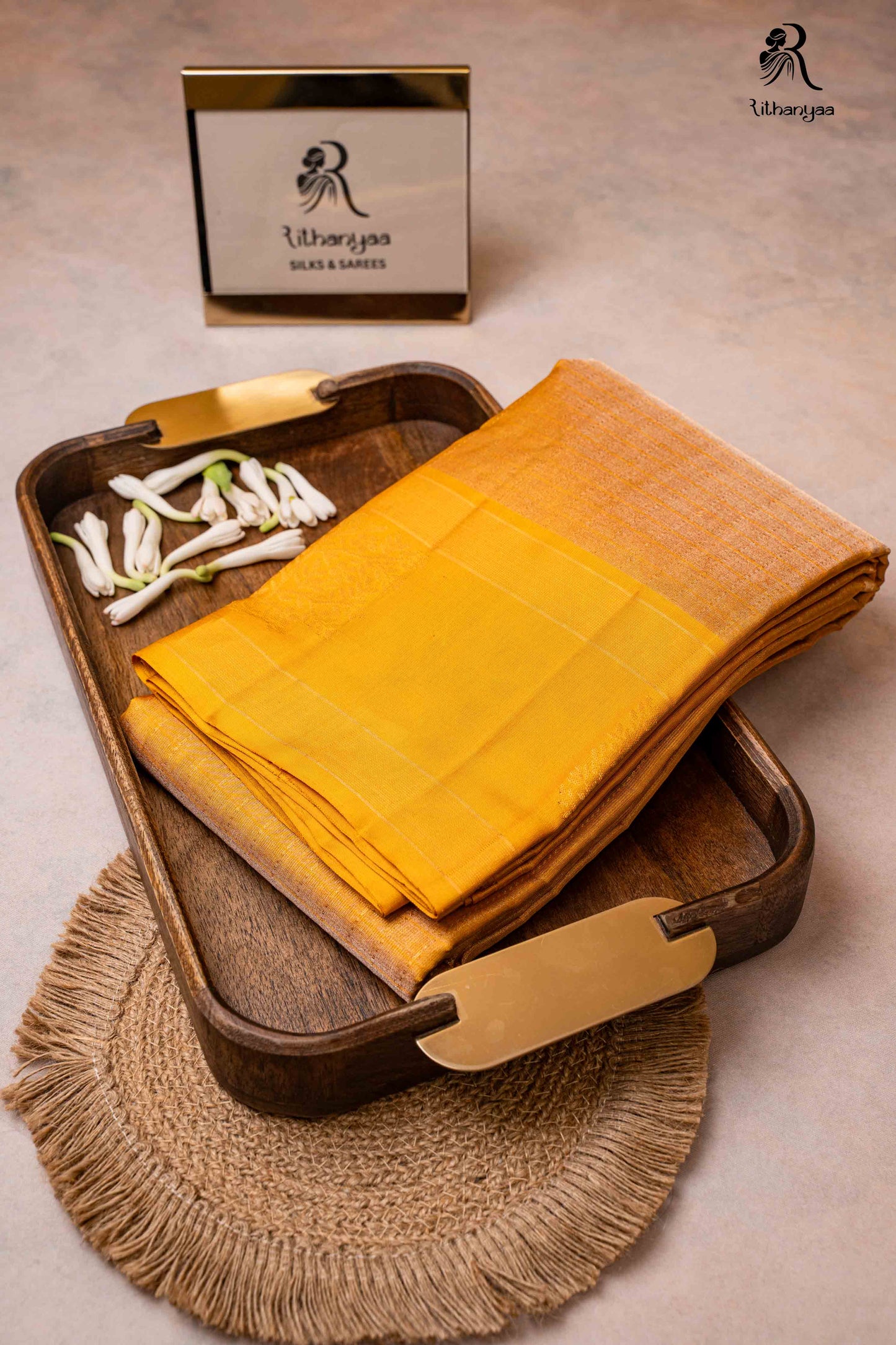 Vaarnika Rich Turmeric - Pure Soft Silk