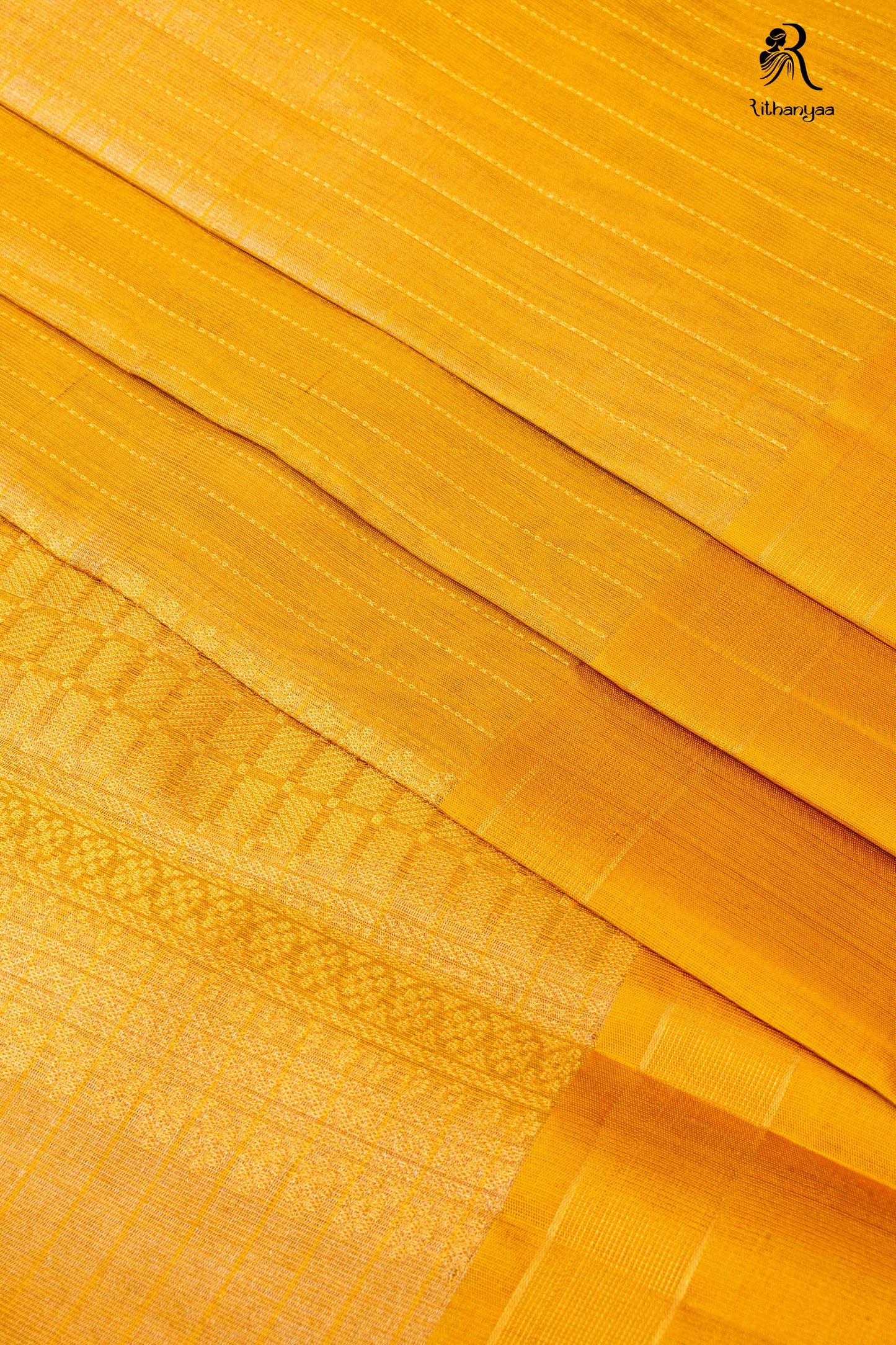 Vaarnika Rich Turmeric - Pure Soft Silk