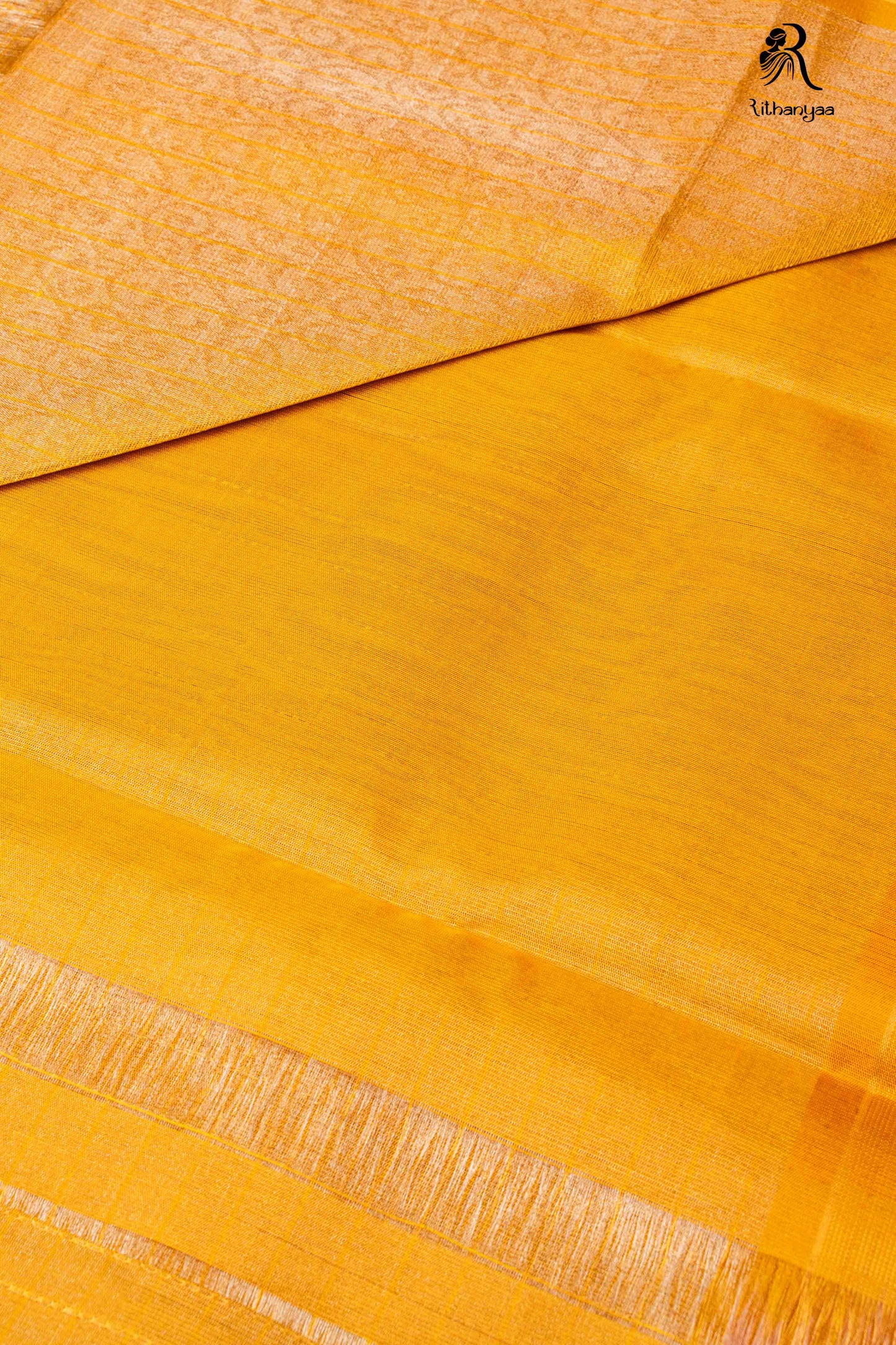 Vaarnika Rich Turmeric - Pure Soft Silk