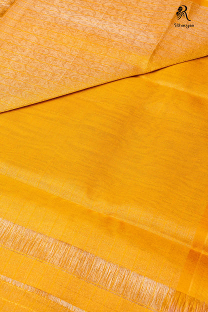 Vaarnika Rich Turmeric - Pure Soft Silk