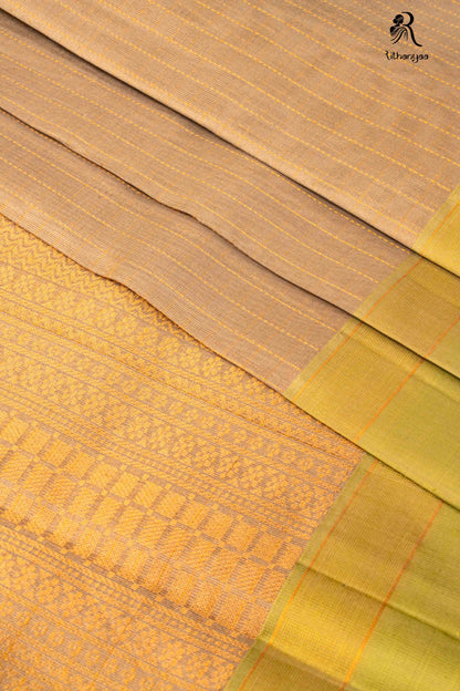 Vaarnika Pastel Green - Pure Soft Silk