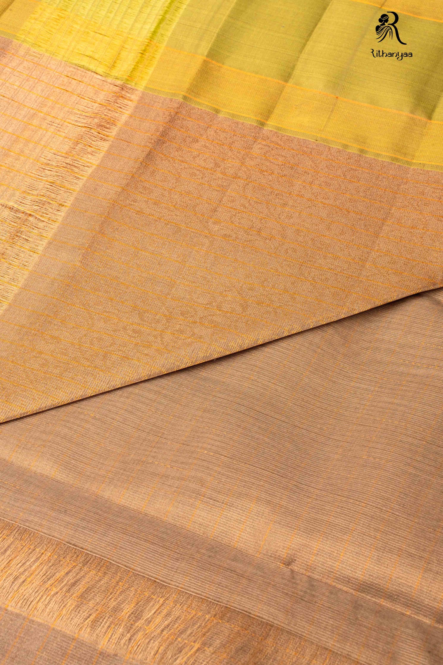 Vaarnika Pastel Green - Pure Soft Silk