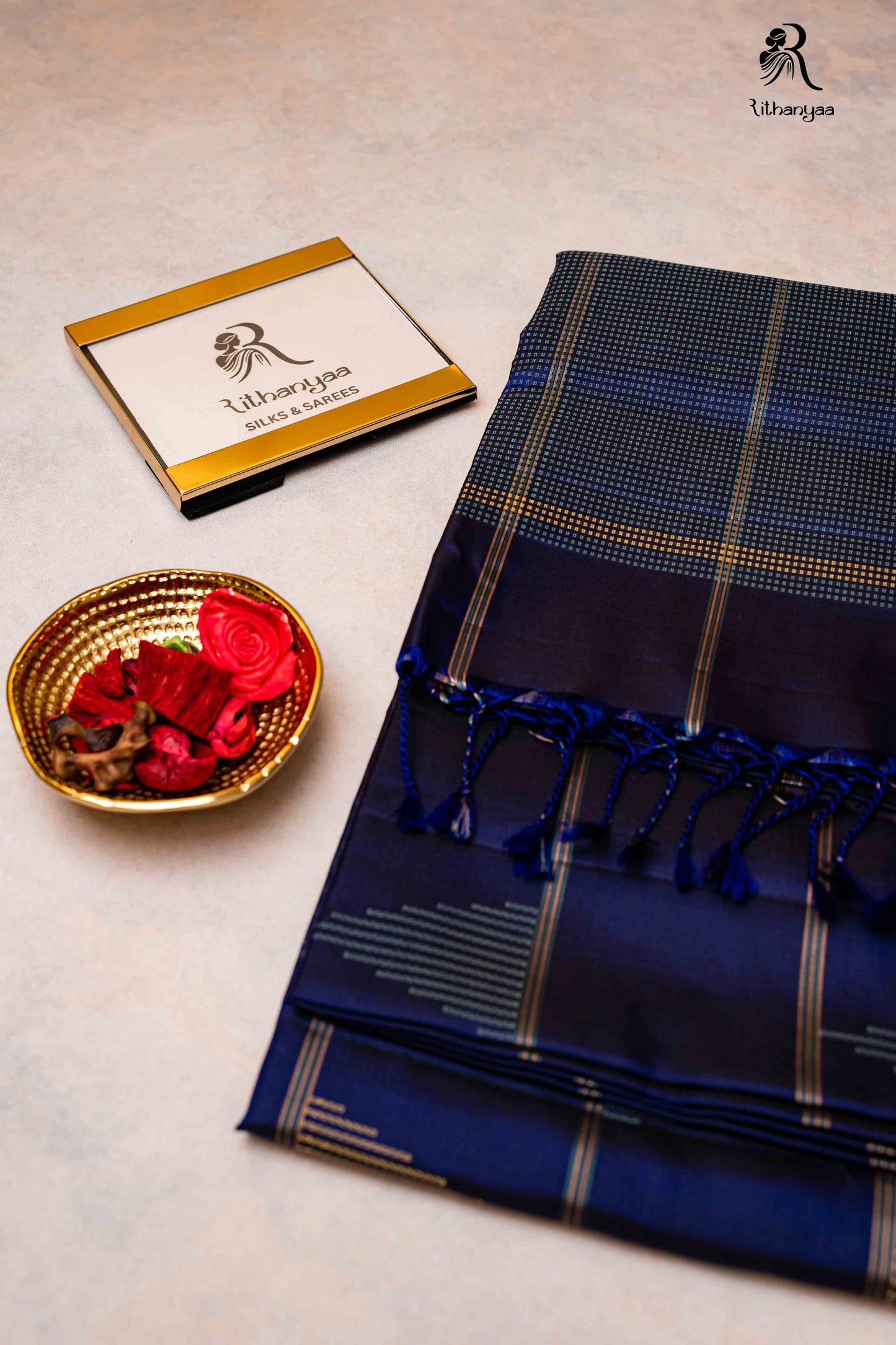 Svetaambara Midnight Indigo - Pure Soft Silk