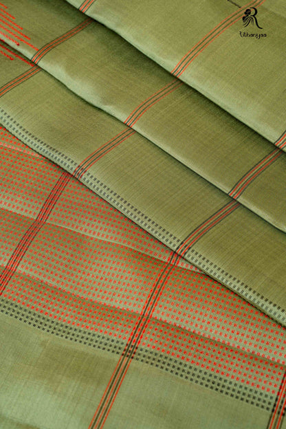 Svetaambara Sage Green - Pure Soft Silk