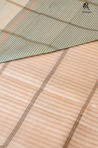 Svetaambara Ivory Blush - Pure Soft Silk