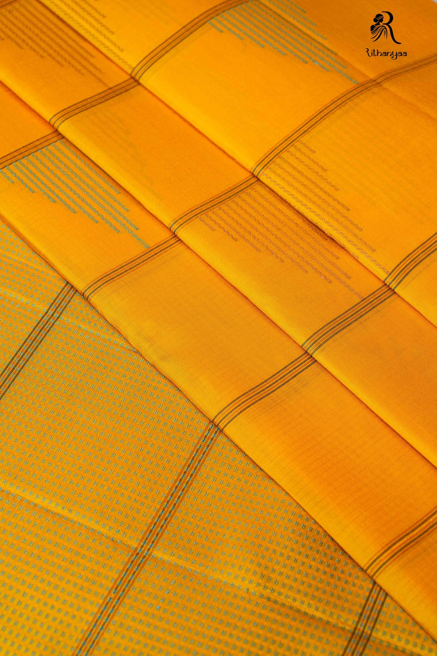 Svetaambara Marigold Mustard - Pure Soft Silk