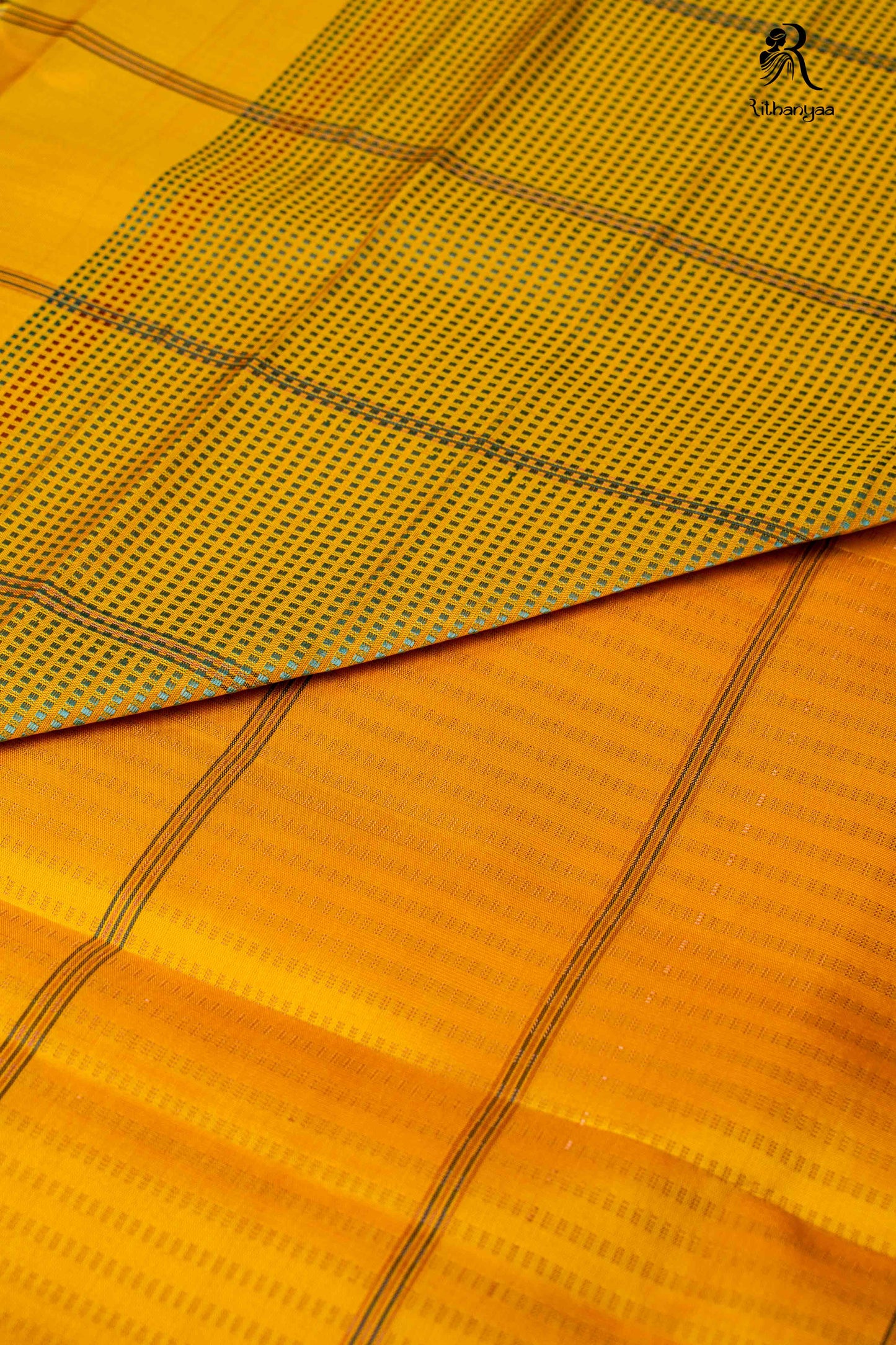 Svetaambara Marigold Mustard - Pure Soft Silk