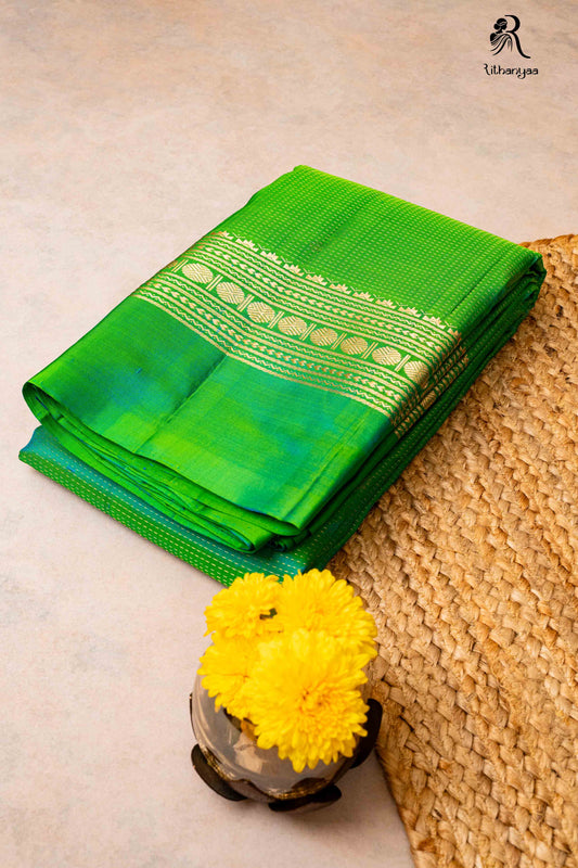 Svetaambara Royal Green - Pure Soft Silk