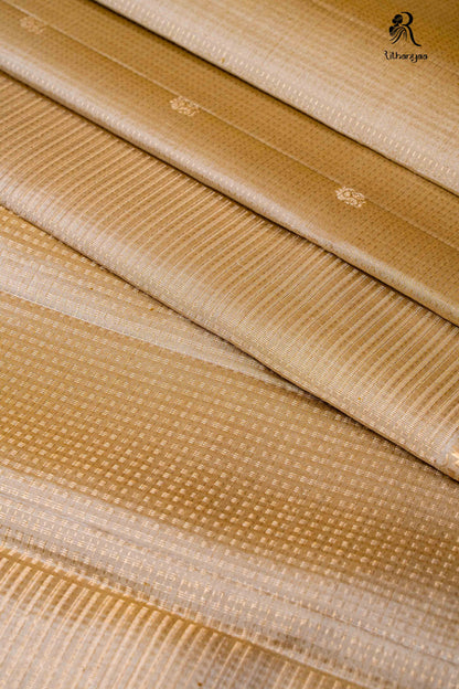 Suvarnima Ivory Blush - Pure Soft Silk