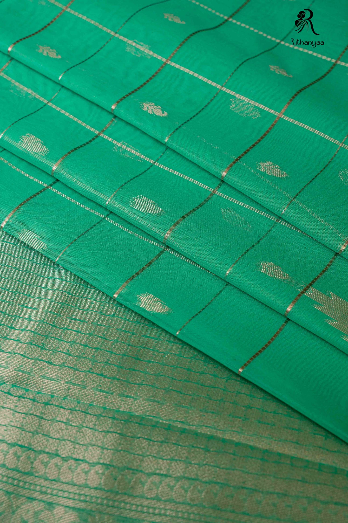 Chandrika -  Parrot Leaf Green - Soft Sico