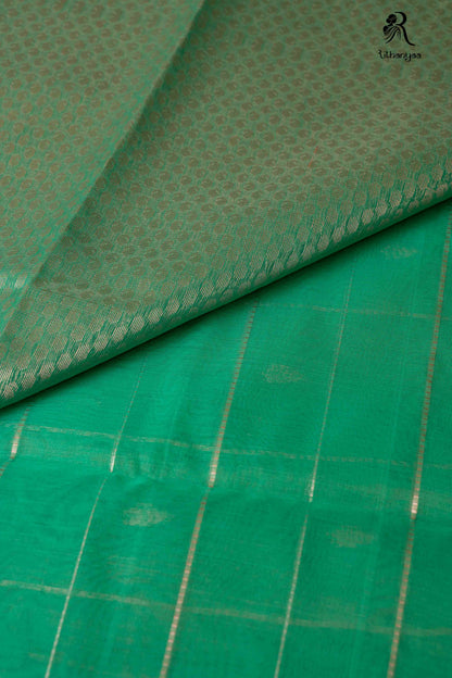 Chandrika -  Parrot Leaf Green - Soft Sico