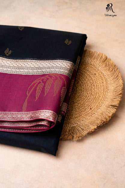 Varnika Elegance Midnight Indigo - Soft Sico