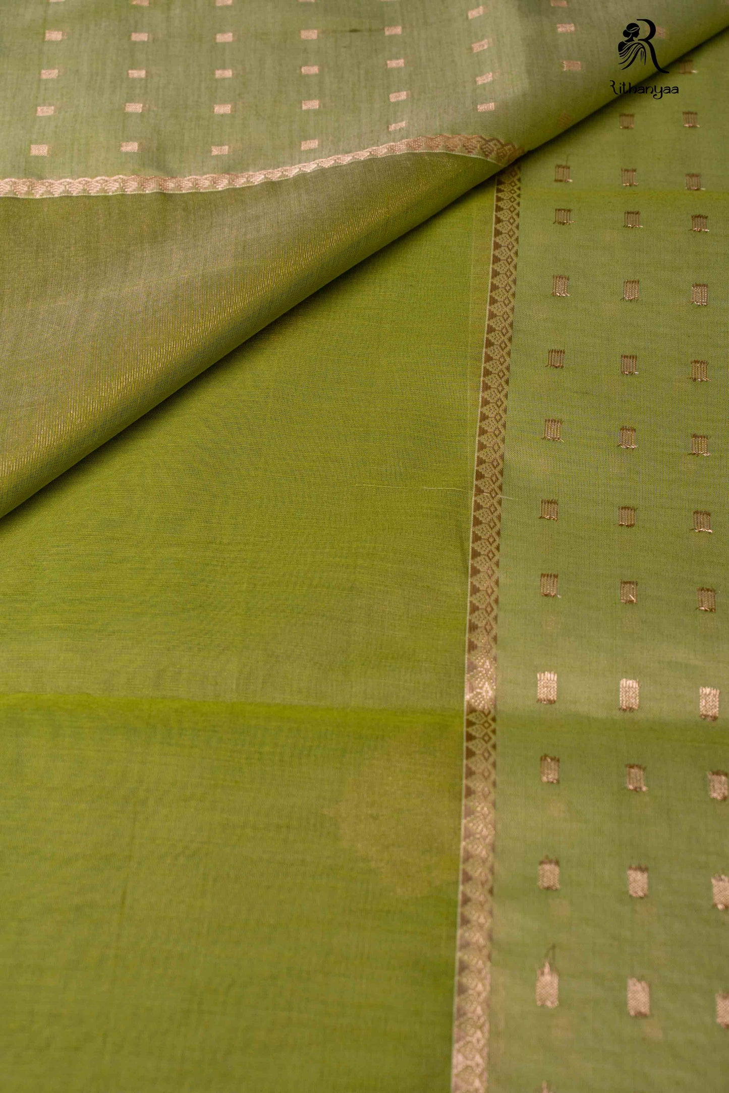Mrinali Pistachio Green - Soft Sico