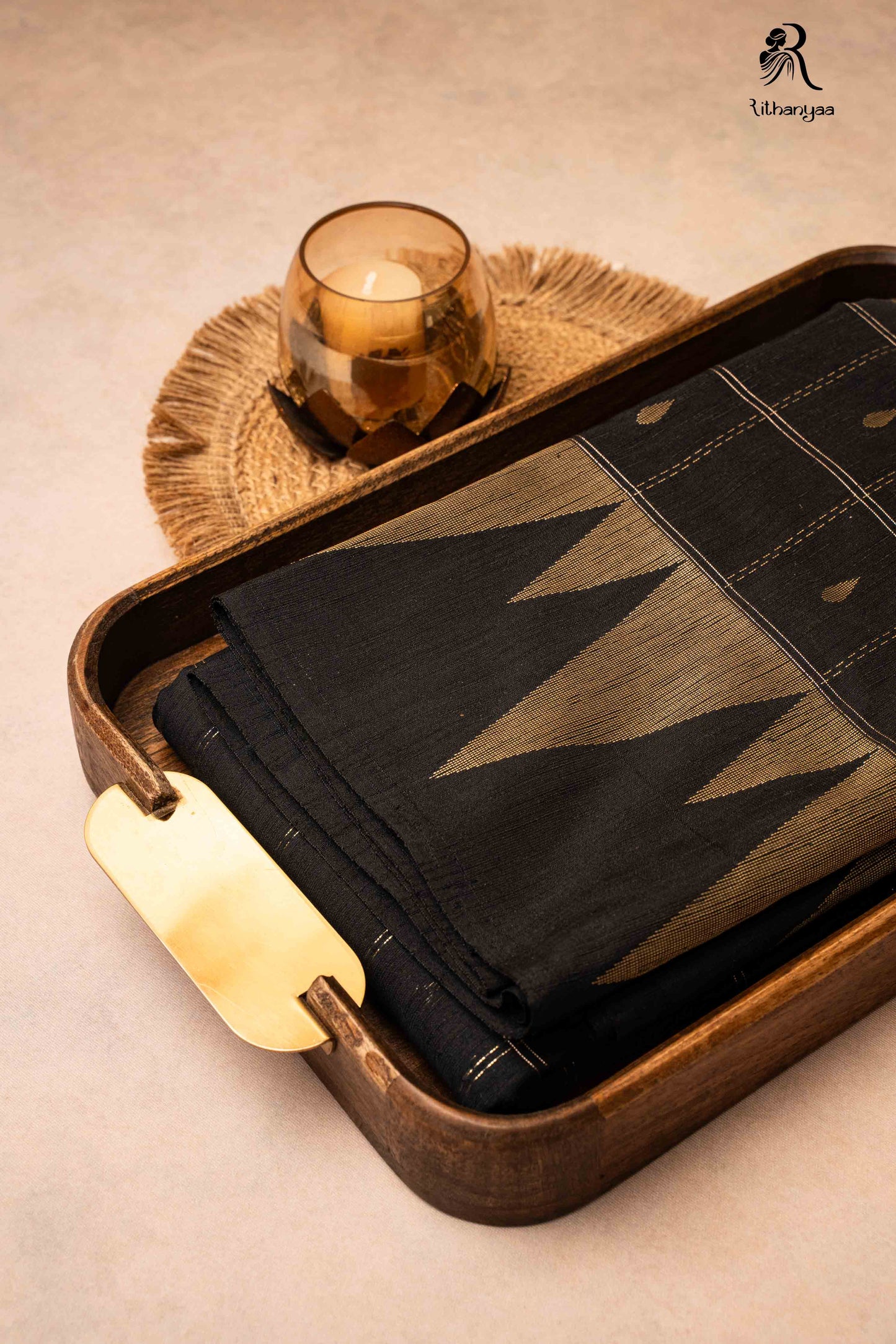 Kavira Black - Chettinad Silk