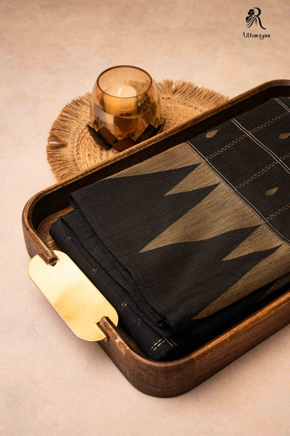 Kavira Black - Chettinad Silk