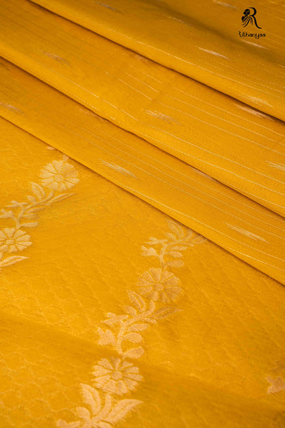 Kanaka Rekha MariGold - Soft Sico