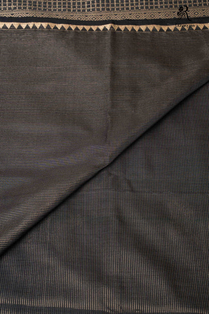 Tamra Myura Deep Charcoal - Chettinad Silk