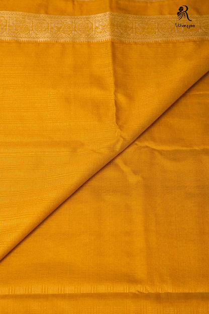 Suryarekha Sunlight Mustard - Chettinad Silk