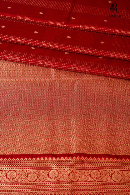 Rathna Wine Red - Chiettinad Silk