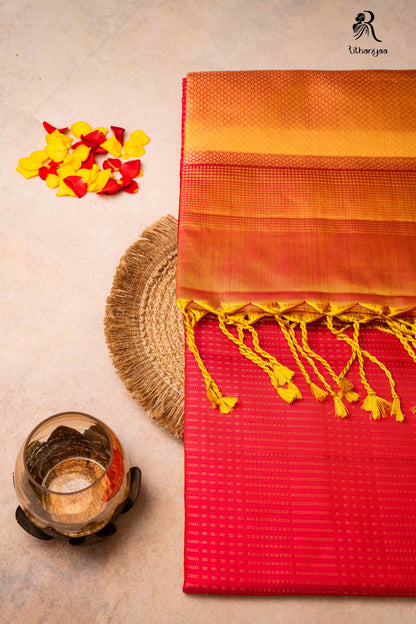 Raktabha Vastra  - Pure Soft Silk