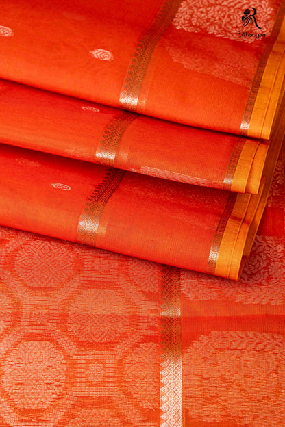 Swarnika Burnt Orange - Soft Sico