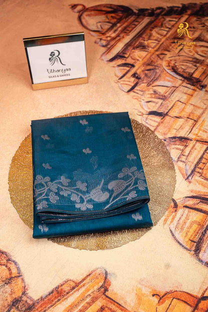 Lilavati  Teal Blue - Soft Sico