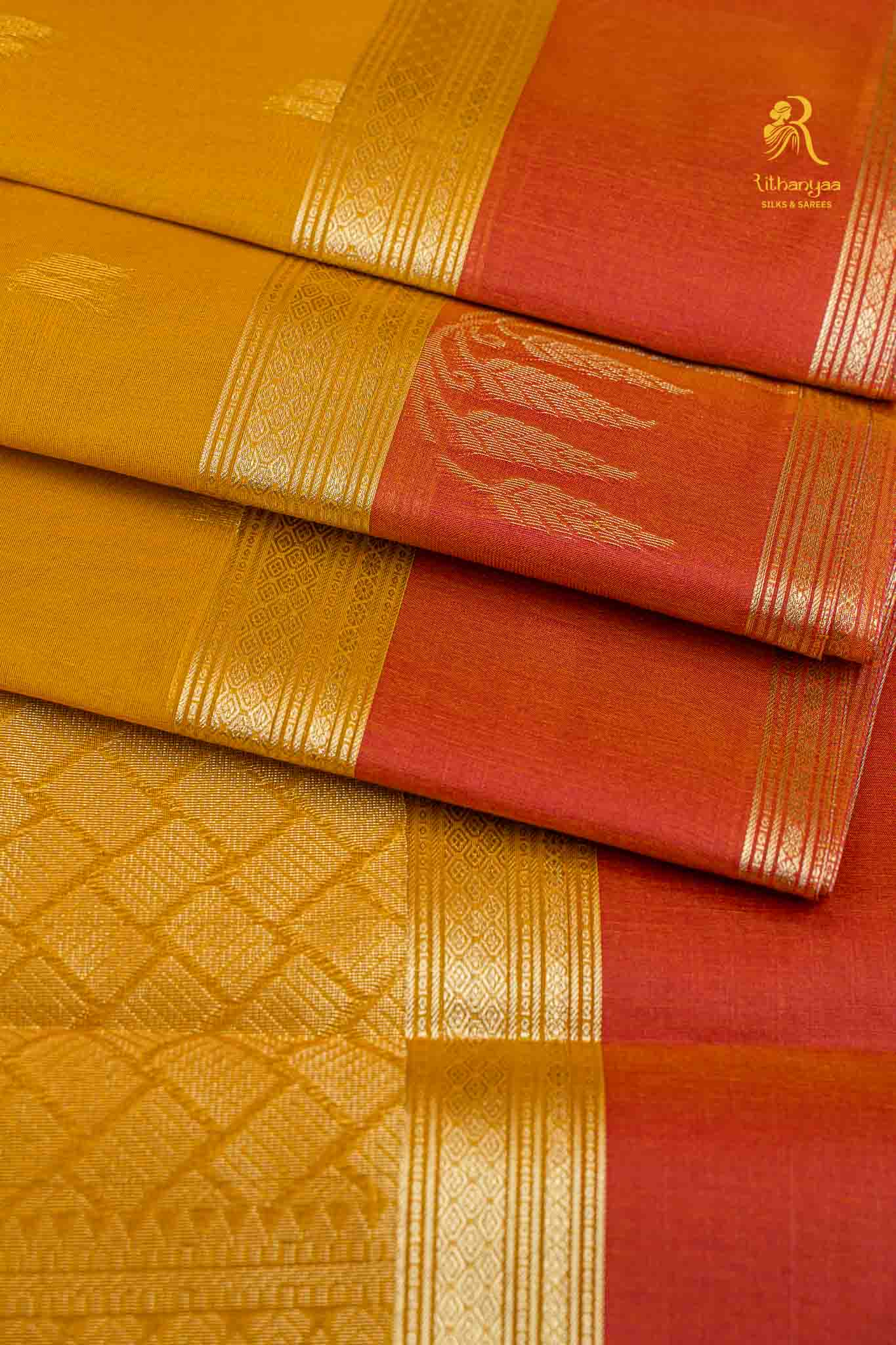 Varnika Elegance Sunlit Mustard Yellow - Soft Sico