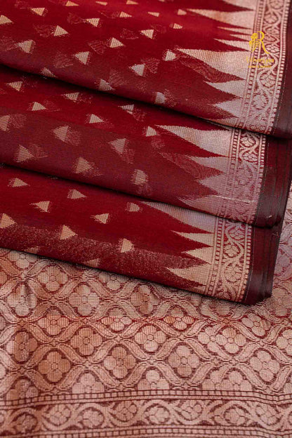Aaranya Deep Maroon Wine -  Soft Sico