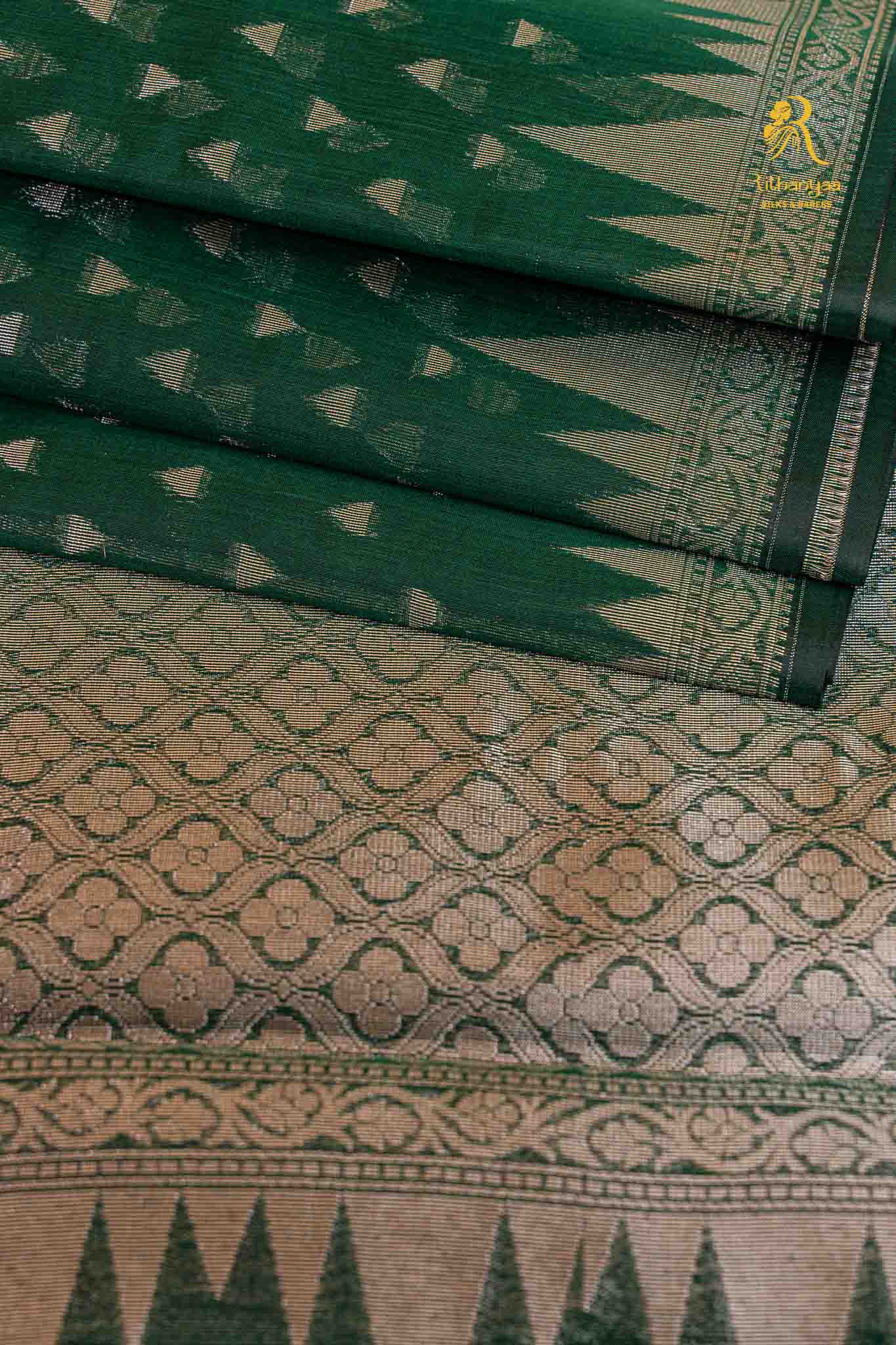 Aaranya  Forest Green - Soft Sico