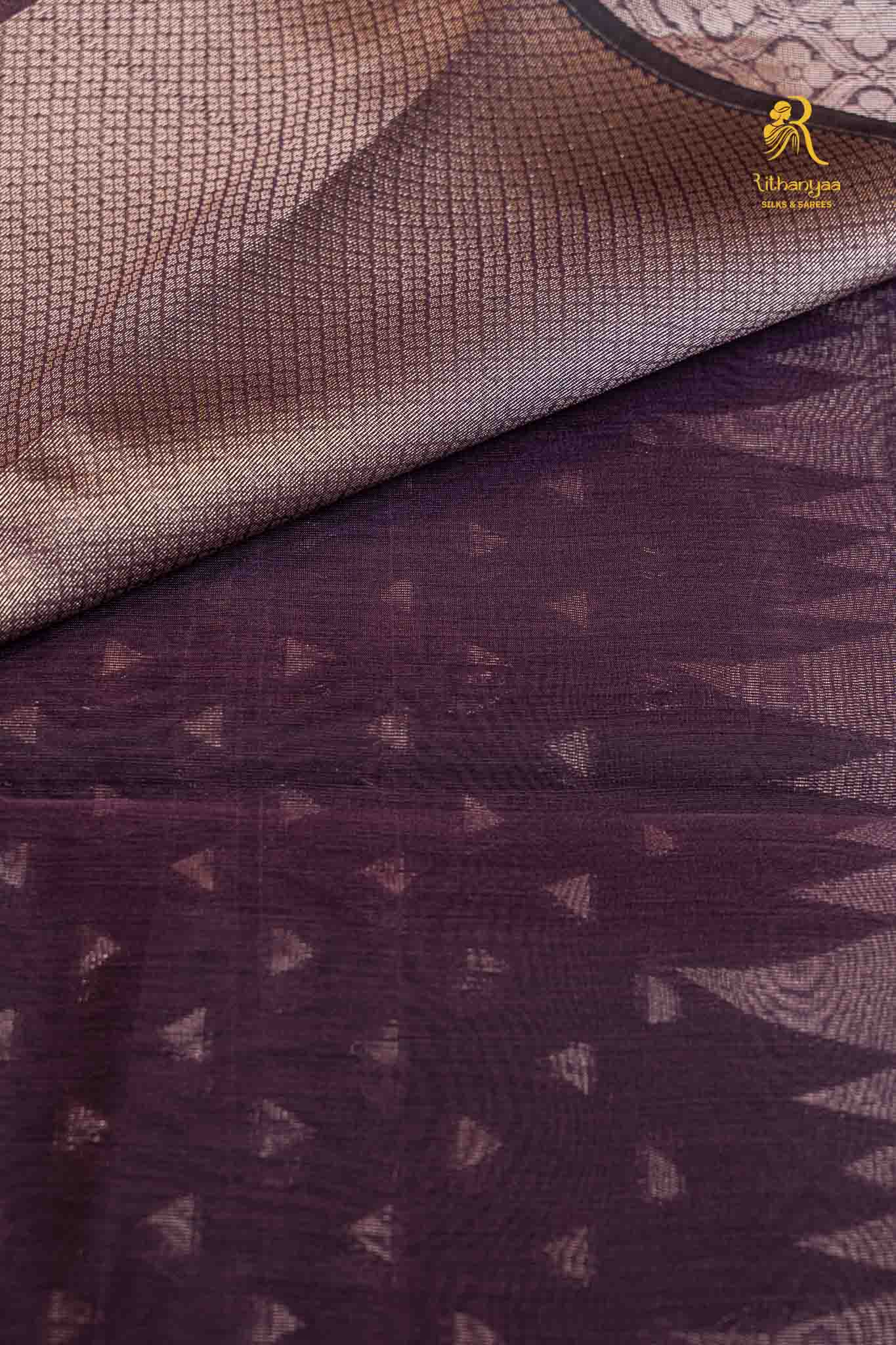 Aaranya  Dusky Plum Purple - Soft Sico